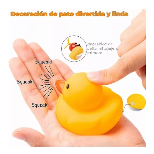 Kit Patito Pato Casco Hélice Decoración De Coche Bici Moto 4pzs