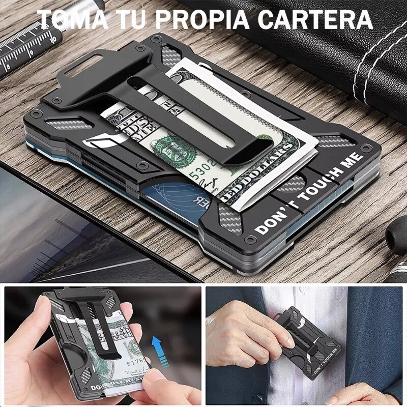 Cartera cheap rfid hombre