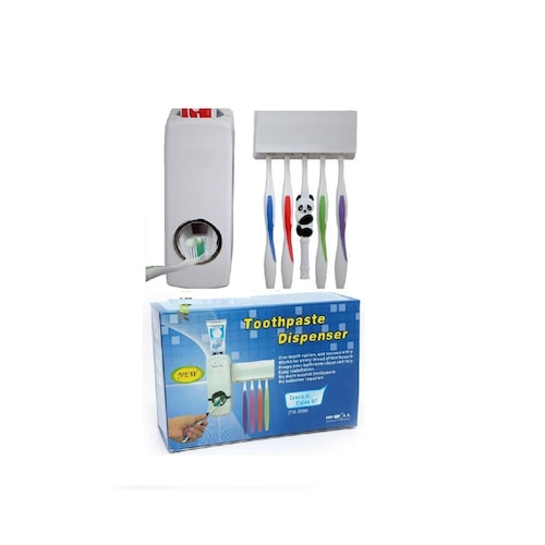  WAYCOM Dust-proof Dispensador de pasta dental exprimidor de pasta  dental Kit, Rosado, 1 : Hogar y Cocina