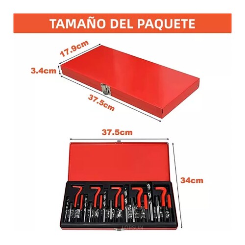 131 Herramientas Reparación D Roscas Insertos Helicoil M5-12