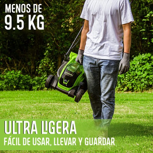 Podadora de empuje de 13" MO24L410 greenworks