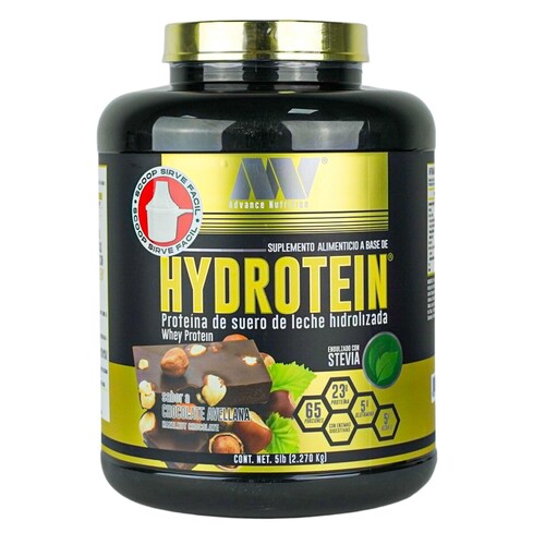 Advance Nutrition | Hydrotein | Proteina de Suero de Leche Hidrolizada | Sabor Nutella | 65 Porciones | 2.270 kg    