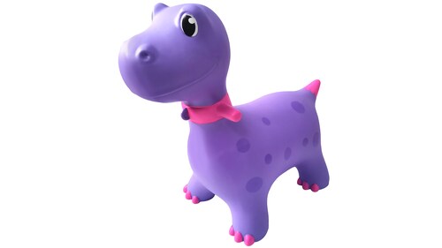 Montable Inflable Brincolin Ecobaby Original Dinosaurio Violeta.