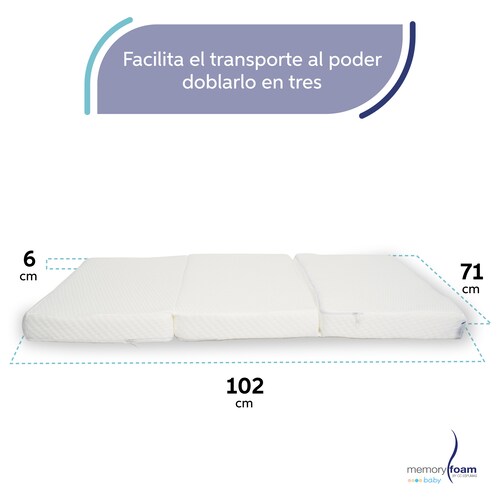 Colchón Cuna Plegable.