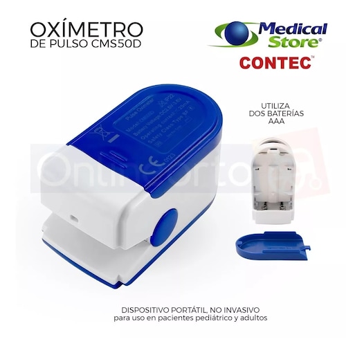 Oximetro De Pulso De Dedo Adulto Pediatrico Digital Portatil