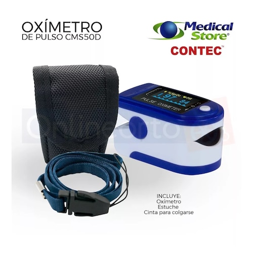 Oximetro De Pulso De Dedo Adulto Pediatrico Digital Portatil