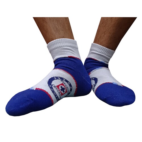 Tin Oficial Club Cruz Azul Caballero 12 Pares