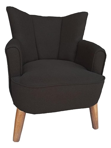 Dareka Sillon Individual Abanico Retro Vintage Madera y Tela 100% Artesanal 67x70x88.