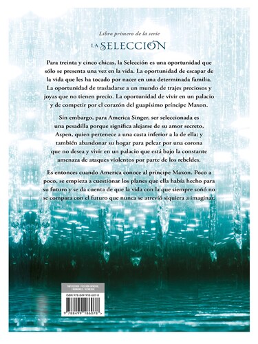  La Selección Libro Autor Kiera Cass.