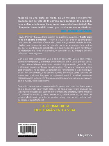 La Dieta Del Metabolismo Acelerado