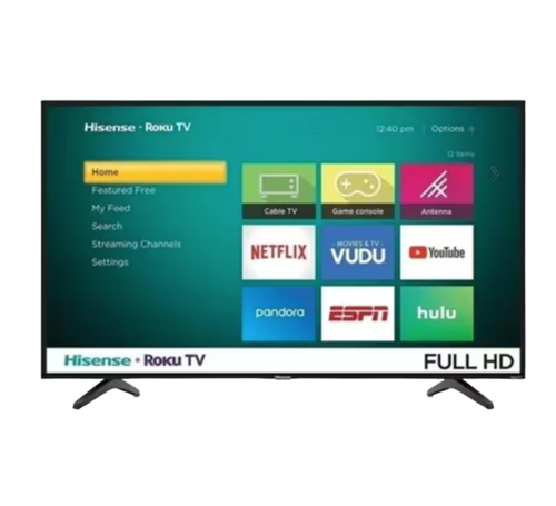 Smart TV Hisense H4F Series 43H4030F LED Roku OS Full HD 43" 120V RECONSTRUIDO