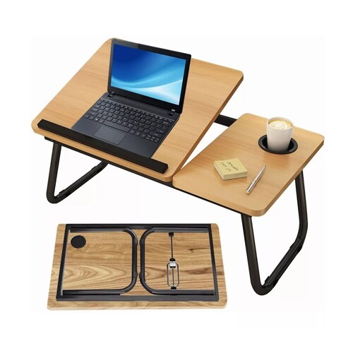 Mesa Cama Portátil Plegable Para Laptop Soporte Altura Ajust Nuez