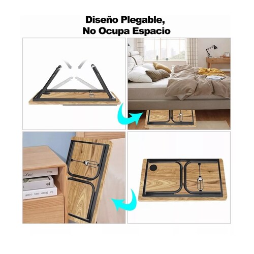 Mesa Cama Portátil Plegable Para Laptop Soporte Altura Ajust Nuez