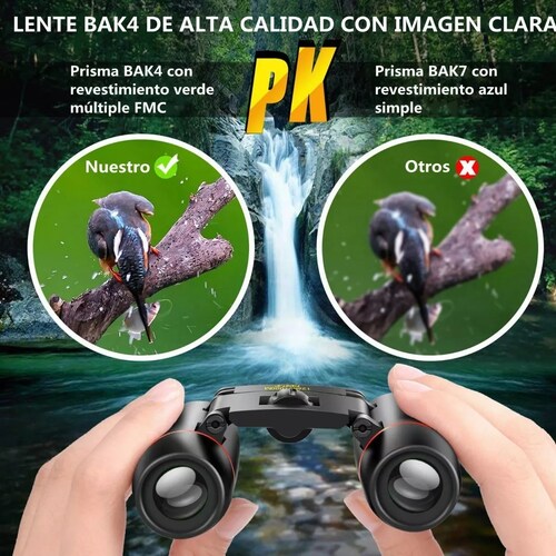 Binoculares Profesionales Portátil Hd Vision 30x60mm