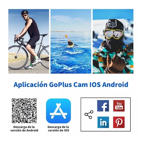 Cámara Deportiva Sumergible Hd 1080p Wifi