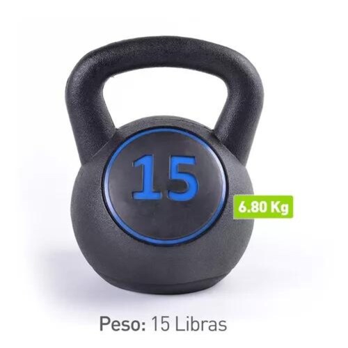 Pesa Rusa con Base Set de 3 pz 5-10-15 LB Negro