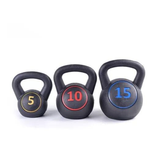 Pesa Rusa con Base Set de 3 pz 5-10-15 LB Negro