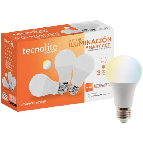 Kit de lámpara LED 10W CCT 300-6500K 3 Pcs