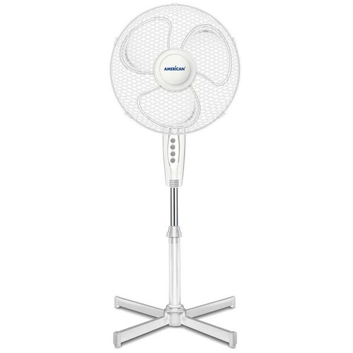 Ventilador de Pedestal American 7216 3 Velocidades Blanco