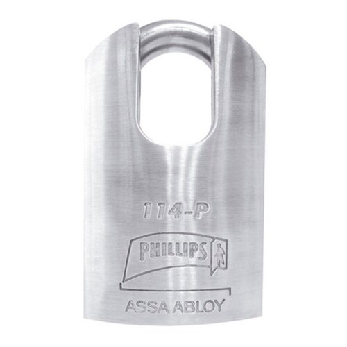 Candado Acero 50Mm Blindado Antipalanca Metalico Phillips