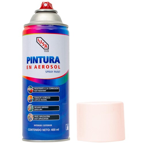 Pintura color marfil en aerosol 