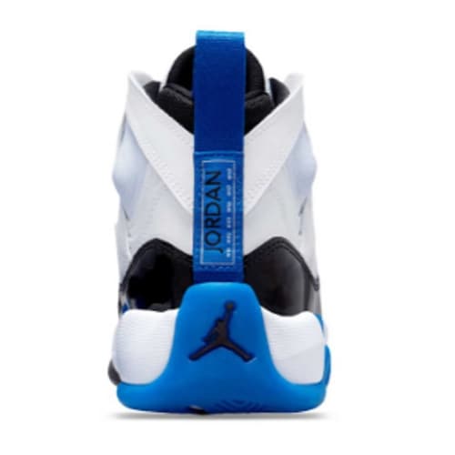 Tenis Jordan Jumpman Two Trey Blanco/azul/negro Basketball Hombre Talla #27.