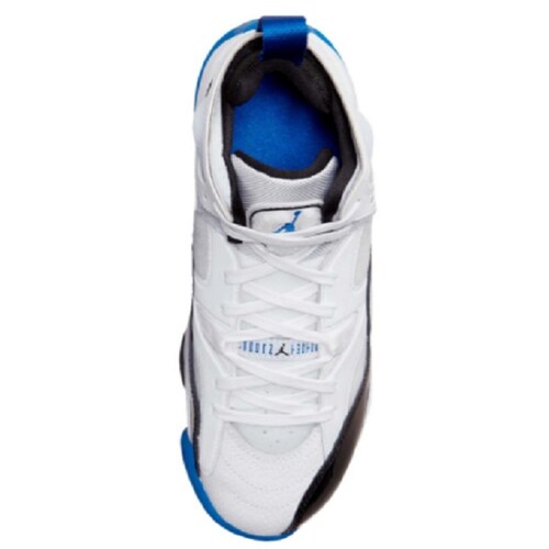 Tenis Jordan Jumpman Two Trey Blanco/azul/negro Basketball Hombre Talla #27.