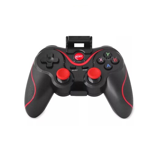 Control Gamepad Mando Bluetooth Android Pc Con Soporte
