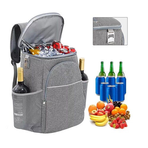 Mochila Hielera Térmica Aislada Con Destapador Botellas Impermeable