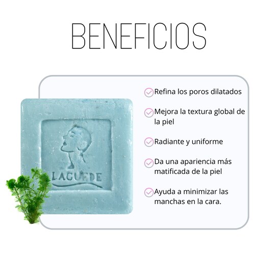 Jabón Natural para Poros Abiertos de Matmarine  90g 4 Piezas 
