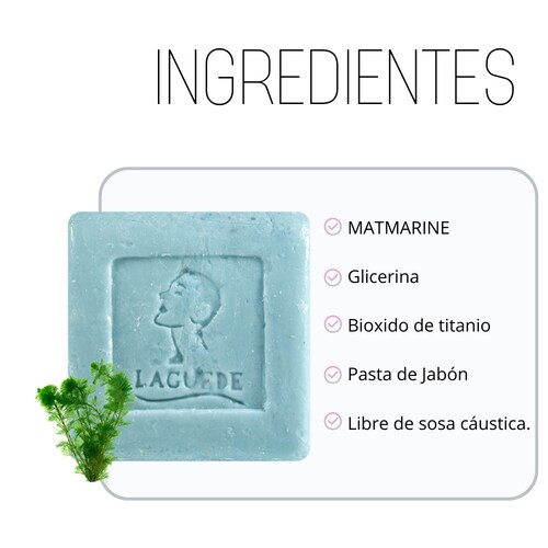 Jabón Natural para Poros Abiertos de Matmarine  90g 4 Piezas 