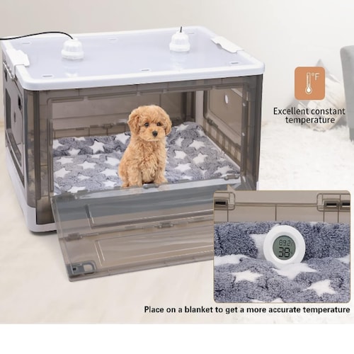 Incubadora para cachorros 85 lts con calefacción 