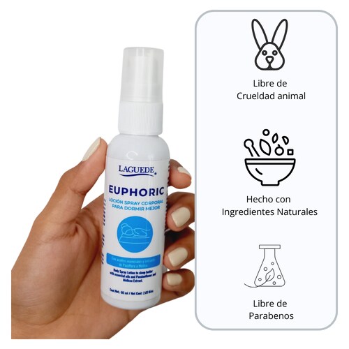 Aromaterapia Natural en Spray para Dormir Mejor Laguede.