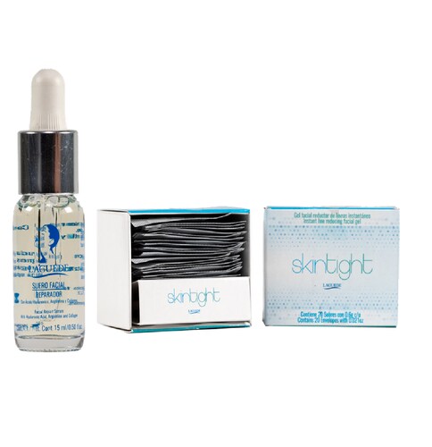 Skintight Gel Tensor de Arrugas y Bolsas  Contorno de Ojos y Suero Facial Regenerador Laguede 2 Piezas