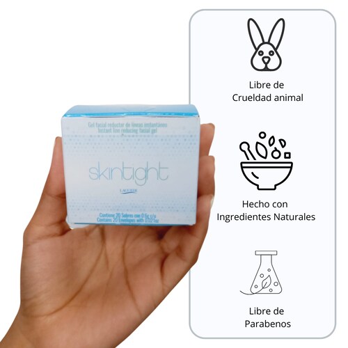 Skintight Gel Tensor de Arrugas y Bolsas  Contorno de Ojos y Suero Facial Regenerador Laguede 2 Piezas