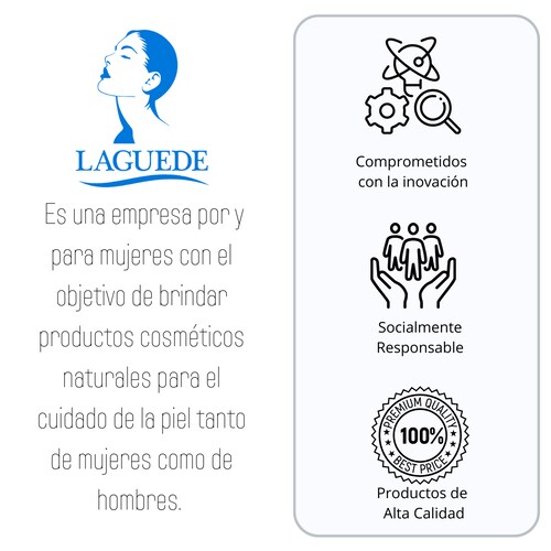 Skintight Gel Tensor de Arrugas y Bolsas  Contorno de Ojos y Suero Facial Regenerador Laguede 2 Piezas