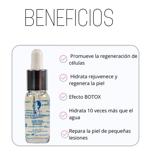 Sueros Faciales Regenerador  y Antiedad  Laguede 2 Piezas 15ml