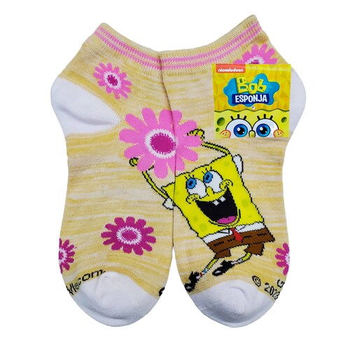 Tines Cortos Bob Esponja Unisex 6 Pares