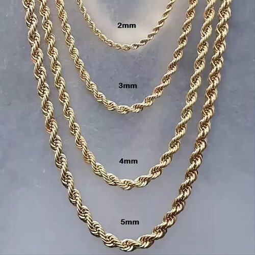 Set Torzal Cadena 65 Cm + Pulsera 21 Cm X 5 Mm Oro 10 K.