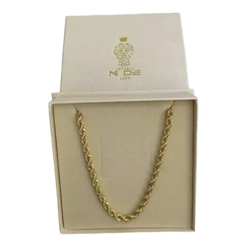 Set Torzal Cadena 60 Cm + Pulsera 21 Cm X 6 Mm Oro 14 K.