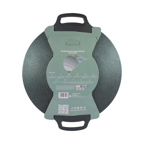 Comal Antiadherente Jade Pro En 8 Capas 36cm De Diámetro