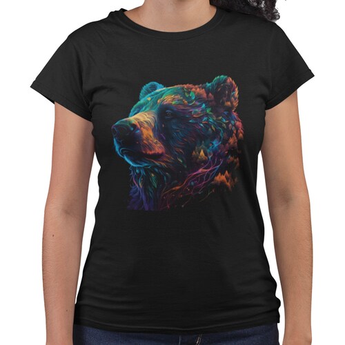 Playera Caballero y Dama Oso Animales Colores