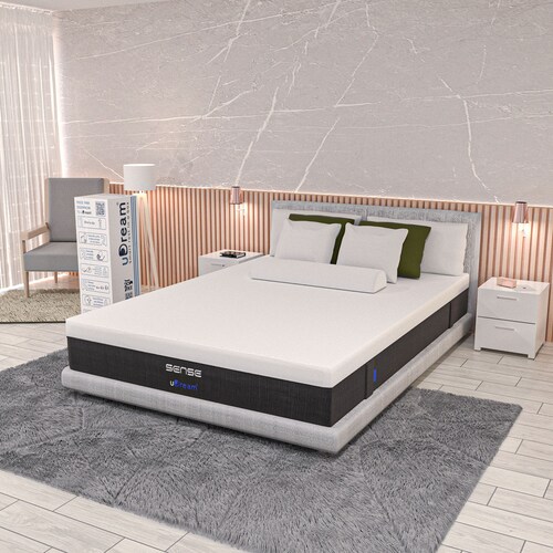 Colchón en caja uDream Modelo Sense con Memory Foam King Size