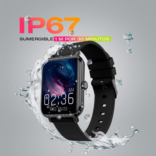 Smartwatch Kronos Ultimate Stf Color Negro con pantalla AMOLED 1.78