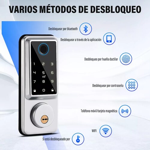 Cerradura Inteligente Electronica Digital Con Wifi Tuya App