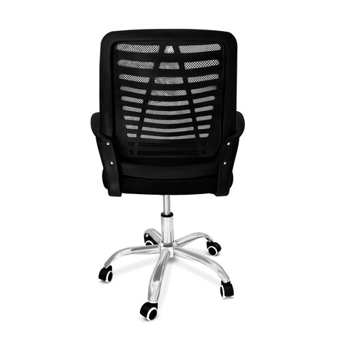 Silla giratoria para Oficina en Color Negro .