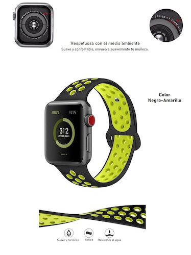 Correa para Apple Watch de silicona