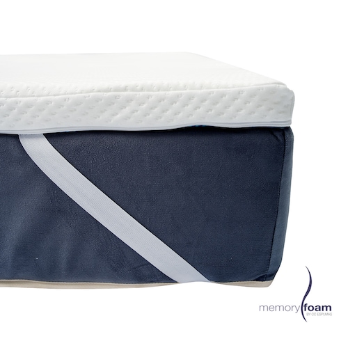 Colchoneta Individual  Memory Foam Sobrecolchón 100% Memory Foam.