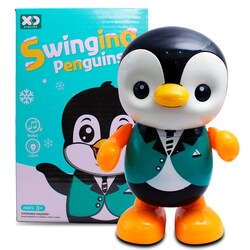 Swinging Juguete Musical Pinguino Bailarin Para Niños