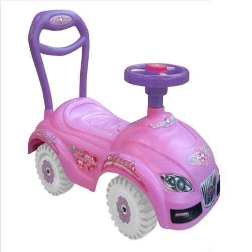Carrito Montable Herbi Car Color Rosa.